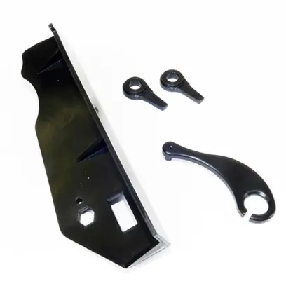 Náhradní lisované díly z odolného plastu pro přebíjecí lis Six Pack Pro – bin bracket, case ejector, 2x long case retainers.